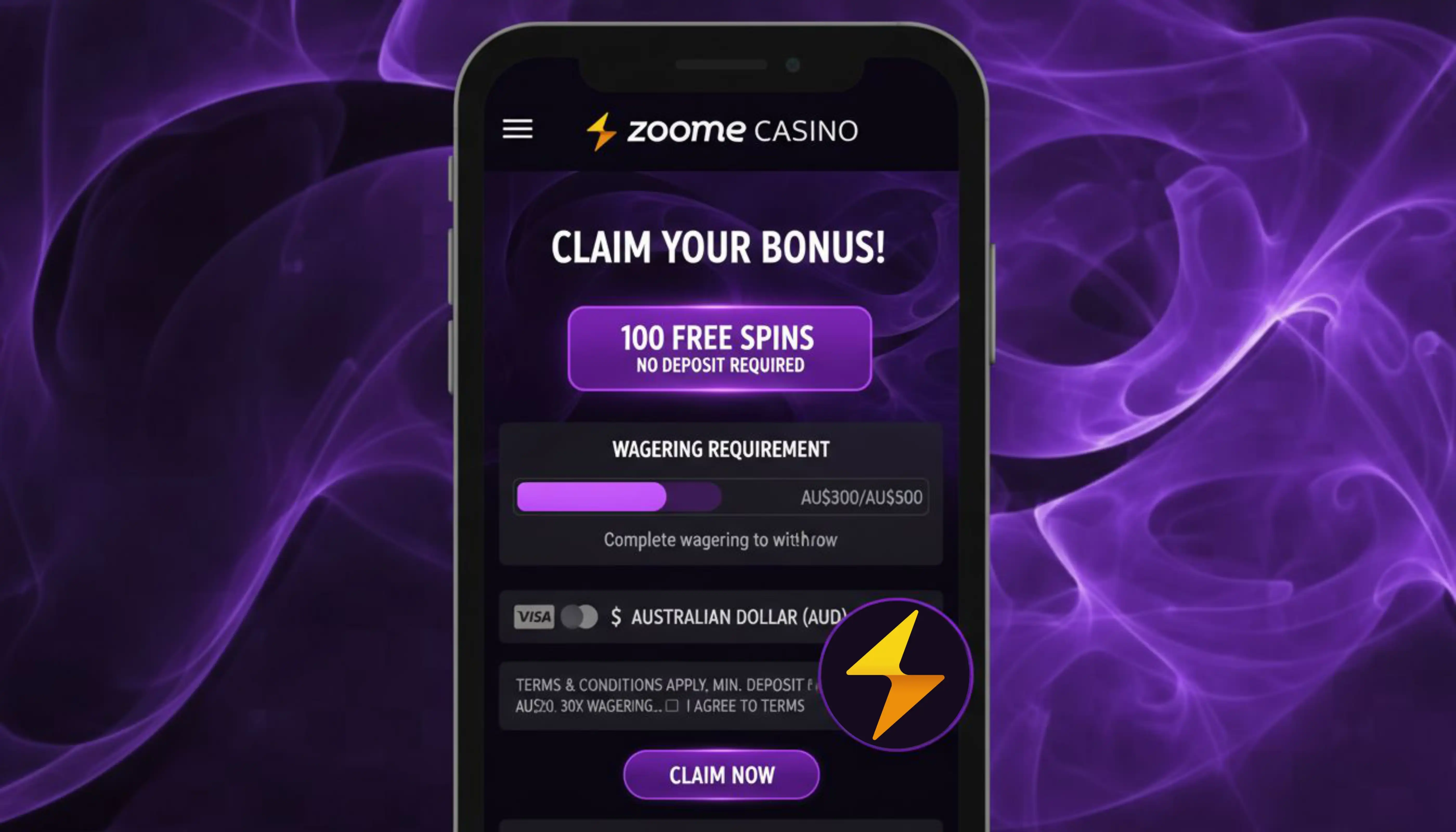 Zoome Casino App-Screenshot